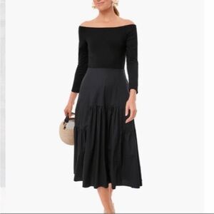 Tuckernuck Black Off-Shoulder Dress - NWT